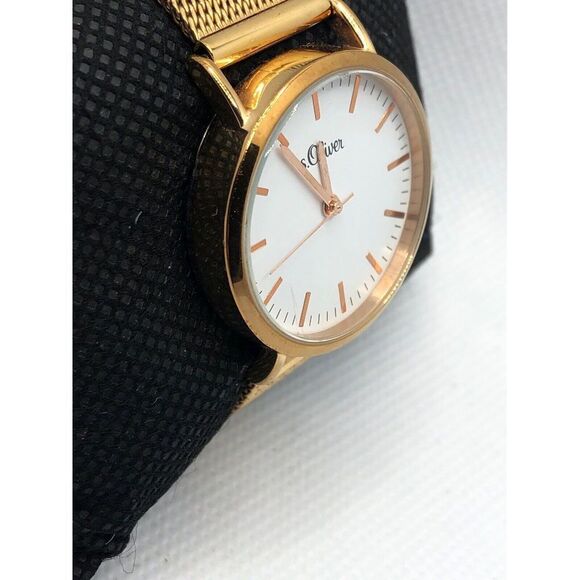 S.Oliver 3272L4629 Women's Stainless Steel Analog White Dial Quartz Watch XX112 - Picture 3 of 9